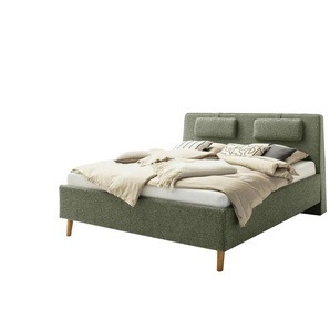 SCHÖNER WOHNEN Kollektion Polsterbett  Madrid ¦ grün ¦ Maße (cm): B: 188 H: 115