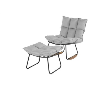 SCHÖNER WOHNEN Kollektion Schaukelstuhl Leska - schwarz - Materialmix - 98 cm - 85 cm | Möbel Kraft