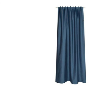 SCHÖNER WOHNEN Kollektion Schlaufenschal - blau - Baumwollmischgewebe - 130 cm - 1 cm | Möbel Kraft