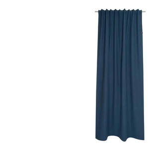 SCHÖNER WOHNEN Kollektion Schlaufenschal - blau - Baumwollmischgewebe - 130 cm - 1 cm | Möbel Kraft