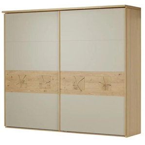 SCHÖNER WOHNEN Kollektion Schwebetürenschrank  Multiline ¦ beige ¦ Maße (cm): B: 270,6 H: 235,6 T: 69.5