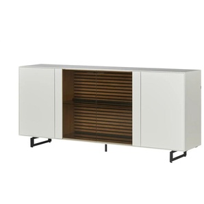 SCHÖNER WOHNEN Kollektion Sideboard  Yonna ¦ weiß ¦ Maße (cm): B: 203 H: 93 T: 44.0