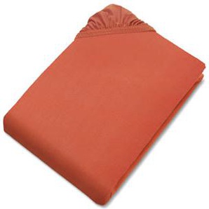 SCHÖNER WOHNEN-Kollektion Spannbettlaken, koralle, Übergröße