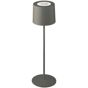 SCHÖNER WOHNEN Kollektion Akkutischleuchte ¦ grau ¦ Maße (cm): B: 12 H: 38 T: 12