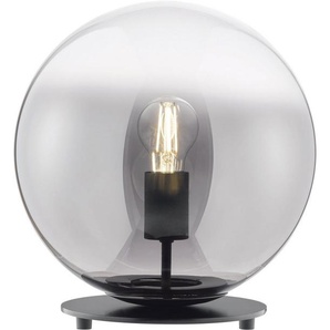 SCHÖNER WOHNEN-Kollektion Tischleuchte Mirror, Leuchtmittel wechselbar, Tischlampe Rauchglas Ø 30 cm
