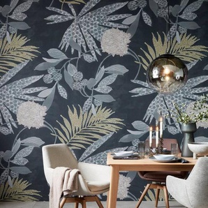 Marburg Vliestapete Exotic, floral, moderne Tapete für Wohnzimmer Schlafzimmer Küche