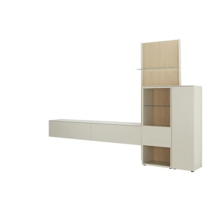 SCHÖNER WOHNEN Kollektion Wohnkombination Amaya - grau - Materialmix - 340 cm - 234 cm - cm 45,0 | Möbel Kraft