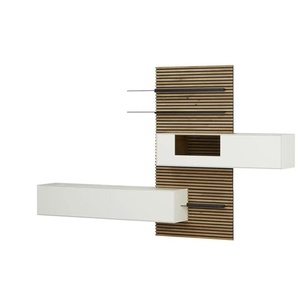 SCHÖNER WOHNEN Kollektion Wohnkombination Yonna ¦ weiß ¦ Maße (cm): B: 323 H: 202 T: 39.0