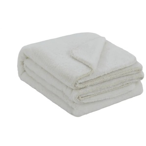 Plaid  Chic ¦ weiß ¦ Synthetik ¦ Maße (cm): B: 140