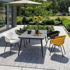 Schöner Wohnen Texel Gartenmöbel-Set 5-tlg. Tisch 170x100cm Bunt