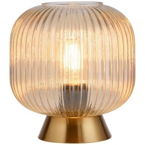 Schöner Wohnen Tischleuchte Nami, Sand, Metall, Kunststoff, Glas, 20x22x20 cm, Schutzklasse II (Schutzisoliert), Lampen & Leuchten, Innenbeleuchtung, Tischlampen, Tischlampen