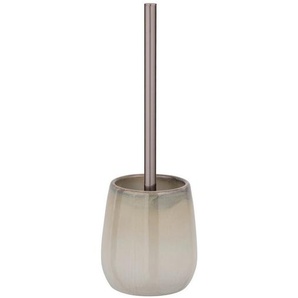 Schöner Wohnen Wc-Bürstengarnitur Marano, Beige, Kunststoff, 13x40x13 cm, Bürstenkopf abnehmbar, austauschbar, Badezimmer, WC Ausstattung, WC