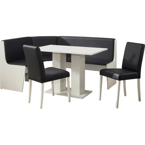 massivline&more Eckbankgruppe Sylt, (Set, 4-tlg), Eckbank ist umstellbar, Eckbank mit Truhe