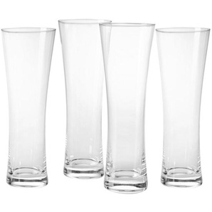 Schott Zwiesel Weizenbiergläserset Beer Basic, Klar, Glas, 4-teilig, 703 ml, 8.550x25.5 cm, Grüner Punkt, Essen & Trinken, Gläser, Biergläser