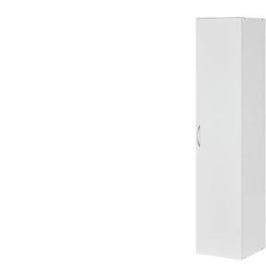 Schrank 1-türig - weiß - Materialmix - 45 cm - 185 cm - cm 40,0 | Möbel Kraft