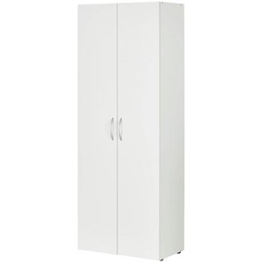 Schrank  2-türig   ¦ weiß ¦ Maße (cm): B: 70 H: 185 T: 40.0