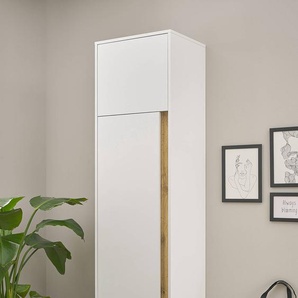 Schrank 200 cm 50 x 200 x 40cm Weiß/Weiß