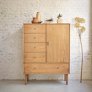 Schrank aus massivem Mindi 160 cm