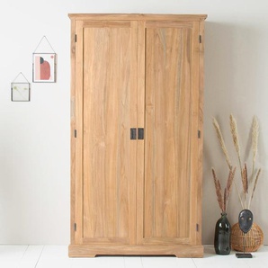 Schrank aus massivem Teakholz 115 cm