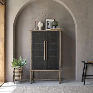 Schrank aus recyceltem Massivholz