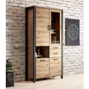 Schrank 100 x 200 x 41cm Braun