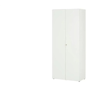 Schrank mit Schloss Multischrank-System | weiß | 80 cm | 185 cm | cm 40,0 |