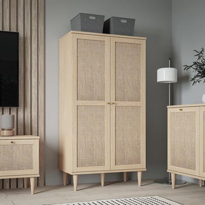 Schrank 80 x 167 x 41cm Braun