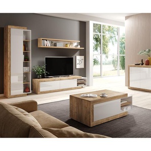 Schrank 67 x 200 x 40cm Weiß