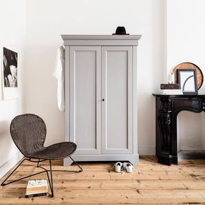 Schrank Tosca 118 x 191 x 47cm Grau/Lichtgrau