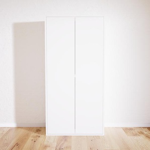 Schrank Weiß - Moderner Schrank: Türen in Weiß - Hochwertige Materialien - 77 x 156 x 34 cm, Selbst zusammenstellen