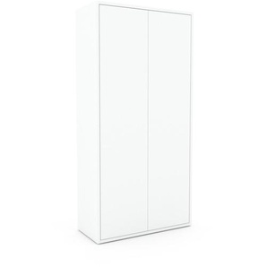 Schrank Weiß - Moderner Schrank: Türen in Weiß - Hochwertige Materialien - 77 x 156 x 34 cm, Selbst zusammenstellen