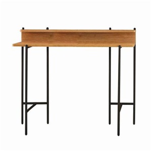 Schreibtisch 120x46 cm, mit Gestell im Industrial Style - Bürotisch, Computertisch