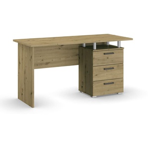 Schreibtisch 9531 Allrounder, Eiche Artisan Nachbildung