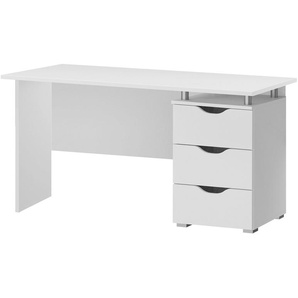 Schreibtisch  Alvara | weiß | 140 cm | 75 cm | 66 cm |