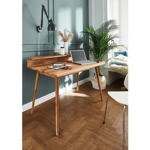 Schreibtisch Ardennes 130 x 90 x 67cm Braun