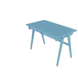 Schreibtisch  Edda ¦ blau ¦ Maße (cm): B: 120 H: 75,5