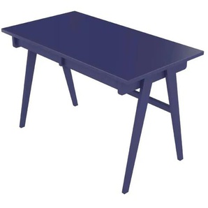 Schreibtisch  Edda ¦ blau ¦ Maße (cm): B: 120 H: 75,5
