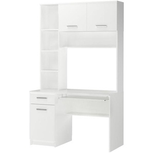Schreibtisch Crossline, Weiß, 120.1 x 59.5 cm, Vicco