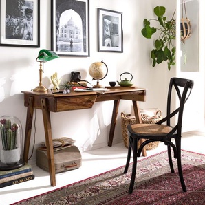 Schreibtisch Cullman 120 x 74 x 60cm Braun/Sheesham