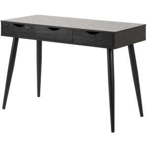 Schreibtisch Dingus 110 x 77 x 50cm Schwarz/Schwarz