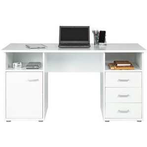 Schreibtisch  Forus | weiß | 148 cm | 75 cm | 60 cm |