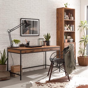 Schreibtisch 140 x 76 x 60cm Braun