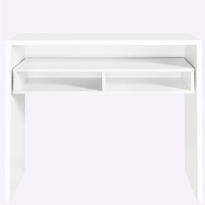 Schreibtisch HEINE HOME Tische Gr. B/H/T: 100 cm x 88 cm x 40 cm, weiß Schreibtische