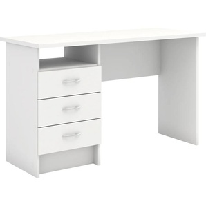 Schreibtisch HOME AFFAIRE Plus Tische Gr. B/H/T: 120 cm x 72,6 cm x 48,1 cm, weiß Schreibtische