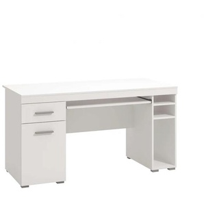 Schreibtisch INOSIGN Alfa Tische Gr. B/H/T: 145 cm x 75,5 cm x 65,5 cm, weiß (opaque weiß) Schreibtische