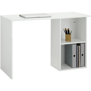 Schreibtisch INOSIGN Conti Tische Gr. B/H/T: 110 cm x 75 cm x 50 cm, weiß (weiß hochglanz, weiß) Schreibtische