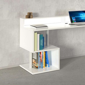 Schreibtisch INOSIGN ESSE Tische Gr. B/H/T: 180 cm x 92,5 cm x 60 cm, weiß (weiß hochglanz) Schreibtische