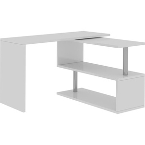 Schreibtisch INOSIGN Volta Tische Gr. B/H/T: 120 cm x 75 cm x 50 cm, weiß (weiß, weiß) Schreibtische