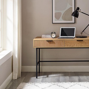 Schreibtisch Langemark 120 x 75 x 60cm Braun