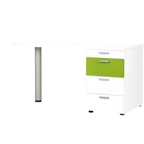 Schreibtisch  Maddox ¦ weiß ¦ Maße (cm): B: 156 H: 73 T: 61.0